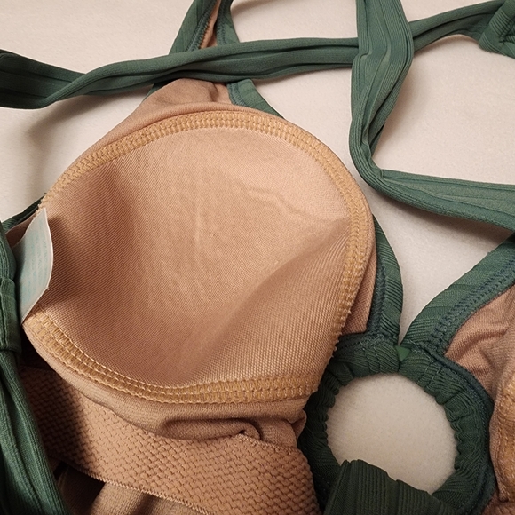 Kona Sol Sage Green One Piece Swimsuit Size S - Picture 11 of 11